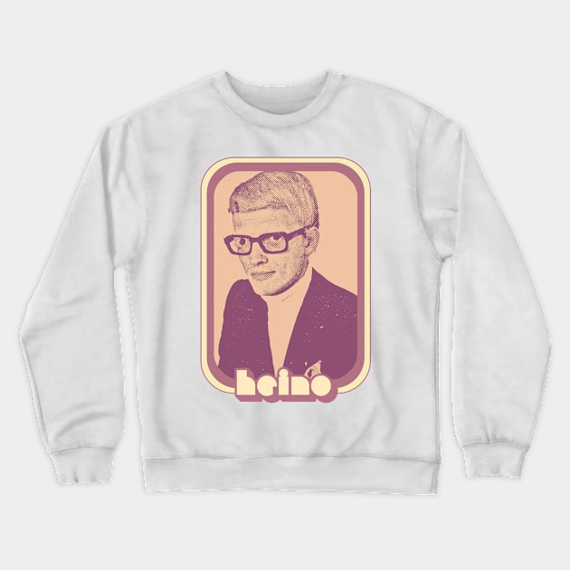 Heino // Retro Aesthetic Fan Art Design Crewneck Sweatshirt by DankFutura